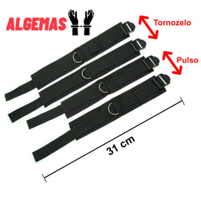 Kit BDSM Prender na Cama Ref.6468