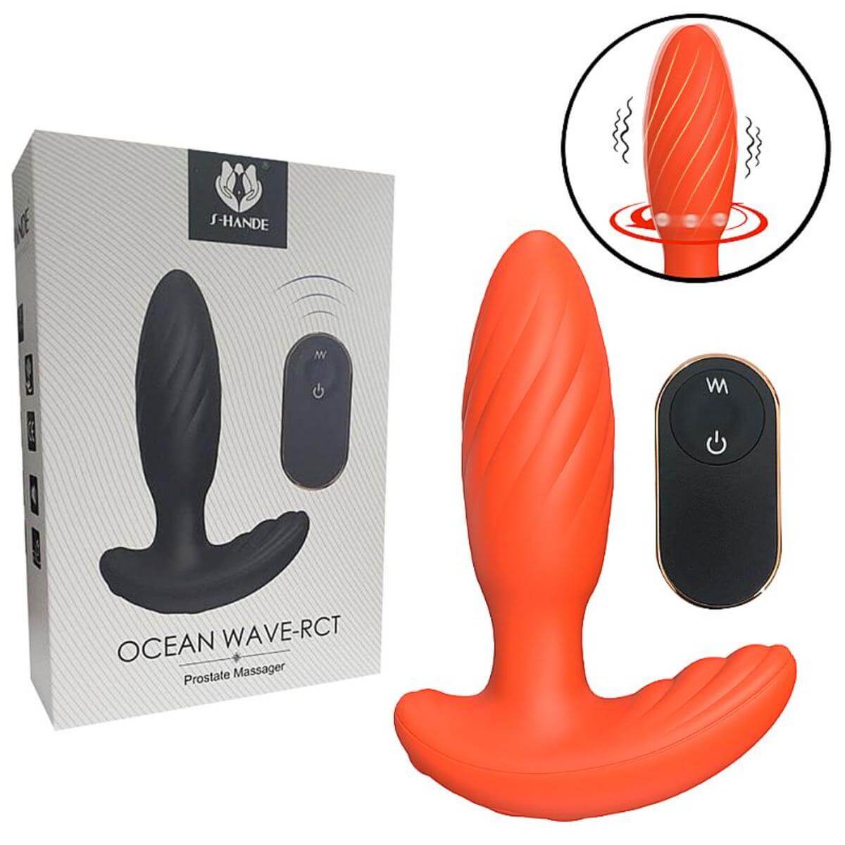 Vibrador Ponto G e Clitóris / Estimulador de Próstata Ocean Ref.8917