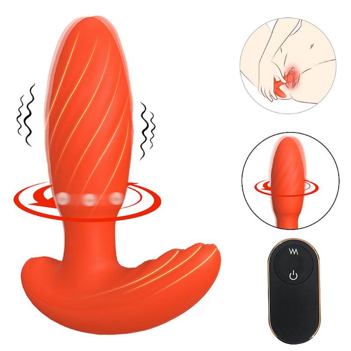 Vibrador Ponto G e Clitóris / Estimulador de Próstata Ocean Ref.8917