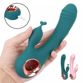Vibrador Ponto G com Estimulador de Clitóris Ref.6145