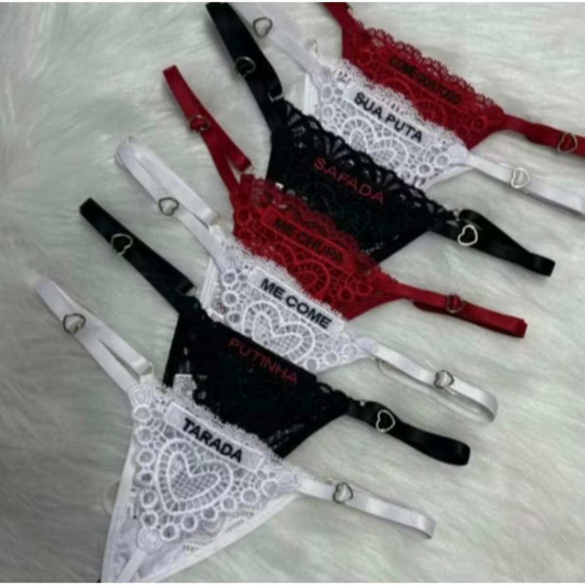 Calcinha Com Nome Bordado Ref.8648