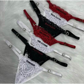 Calcinha Com Nome Bordado Ref.8648