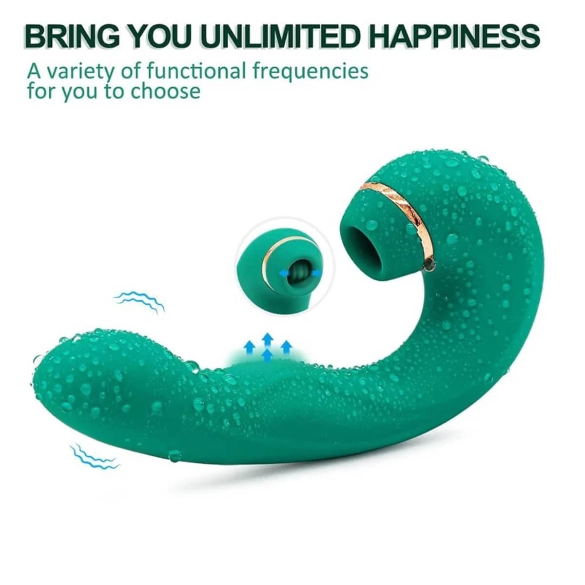 Vibrador e Estimulador 3 em 1 Ref.6853