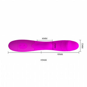 Vibrador Ponto G com Plug Lateral - Recarregável - Snappy Ref.2691