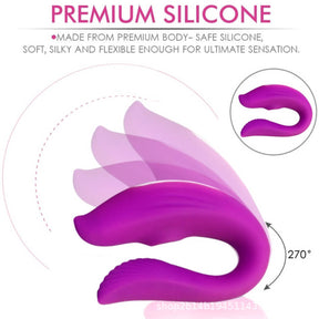 Vibrador de Casal Recarregável Ref.6102