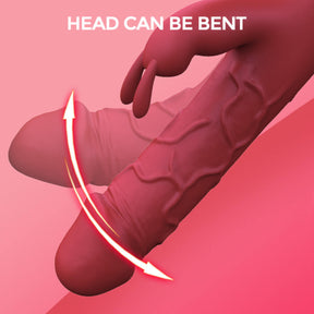 Vibrador com Estimulador de Clitóris Ref.6186