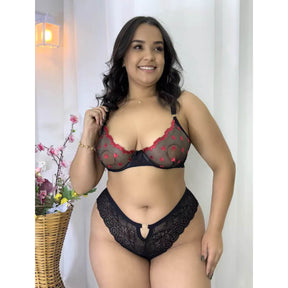 Conjunto Coração Plus Size Ref.8769