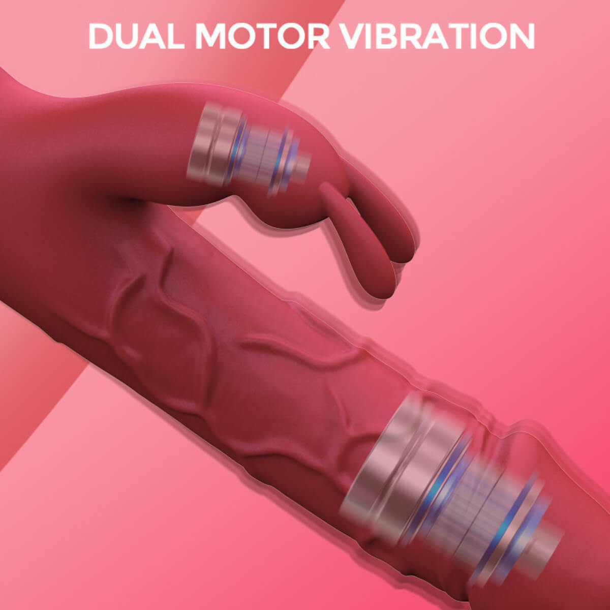 Vibrador com Estimulador de Clitóris Ref.6186