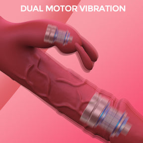 Vibrador com Estimulador de Clitóris Ref.6186