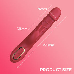 Vibrador com Estimulador de Clitóris Ref.6186