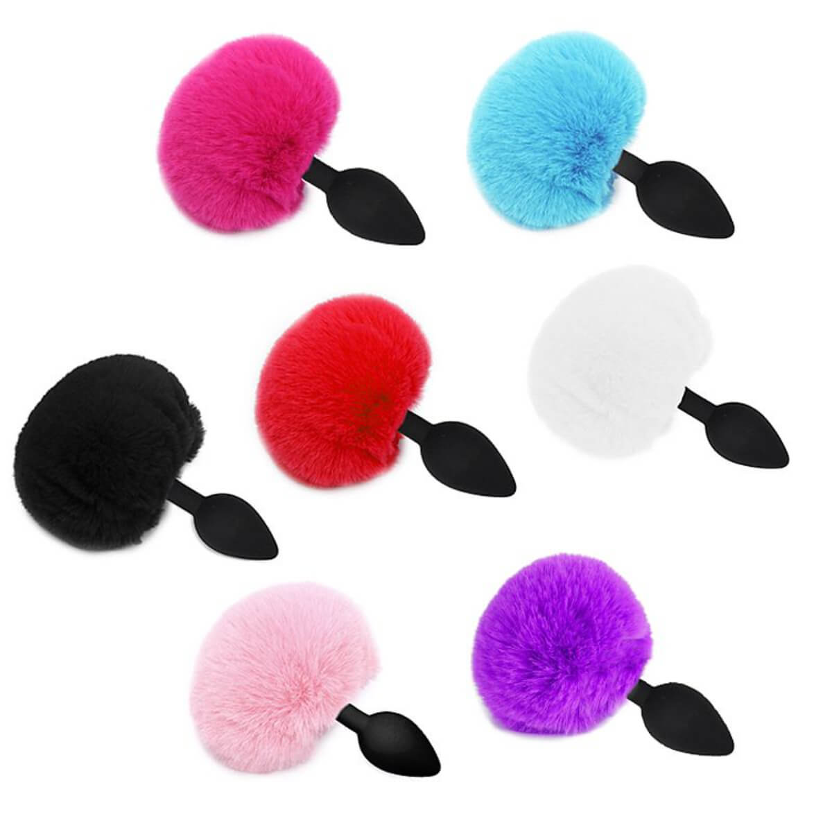 Plug Anal Silicone com Rabo de Coelho Ref.8580