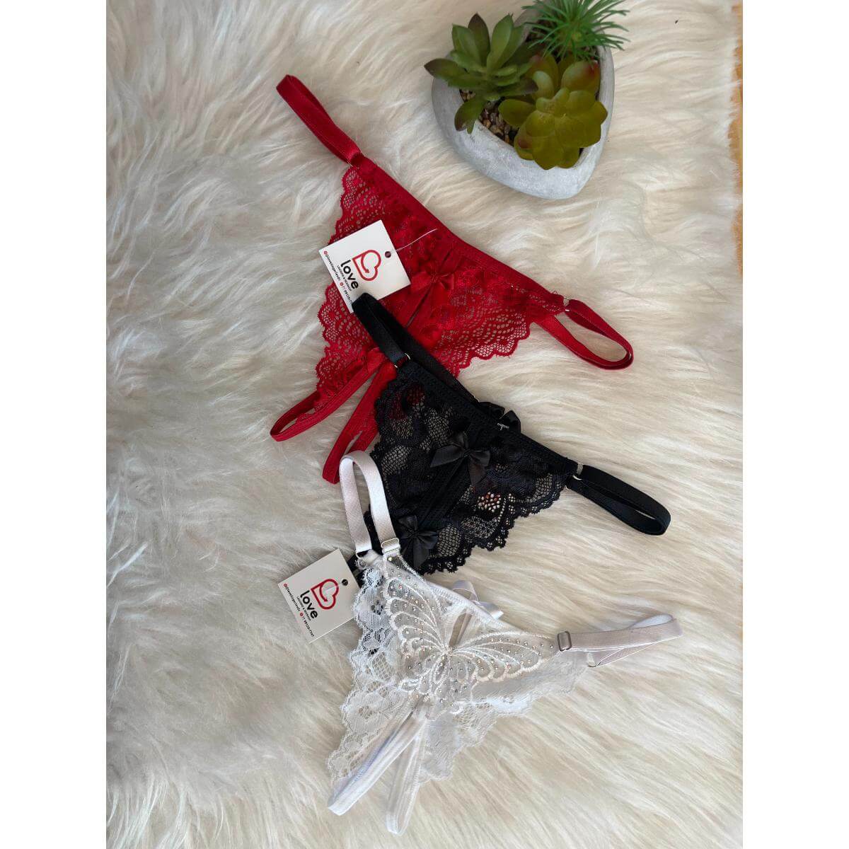 Calcinha Borboleta Secretária Ref.9533