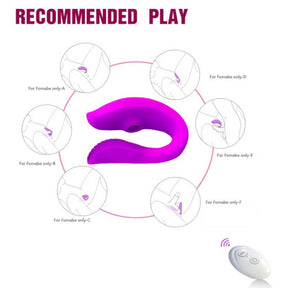 Vibrador de Casal Recarregável Ref.6102