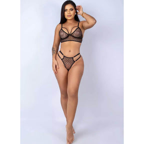 Conjunto em Tule Sensualle Ref.9408