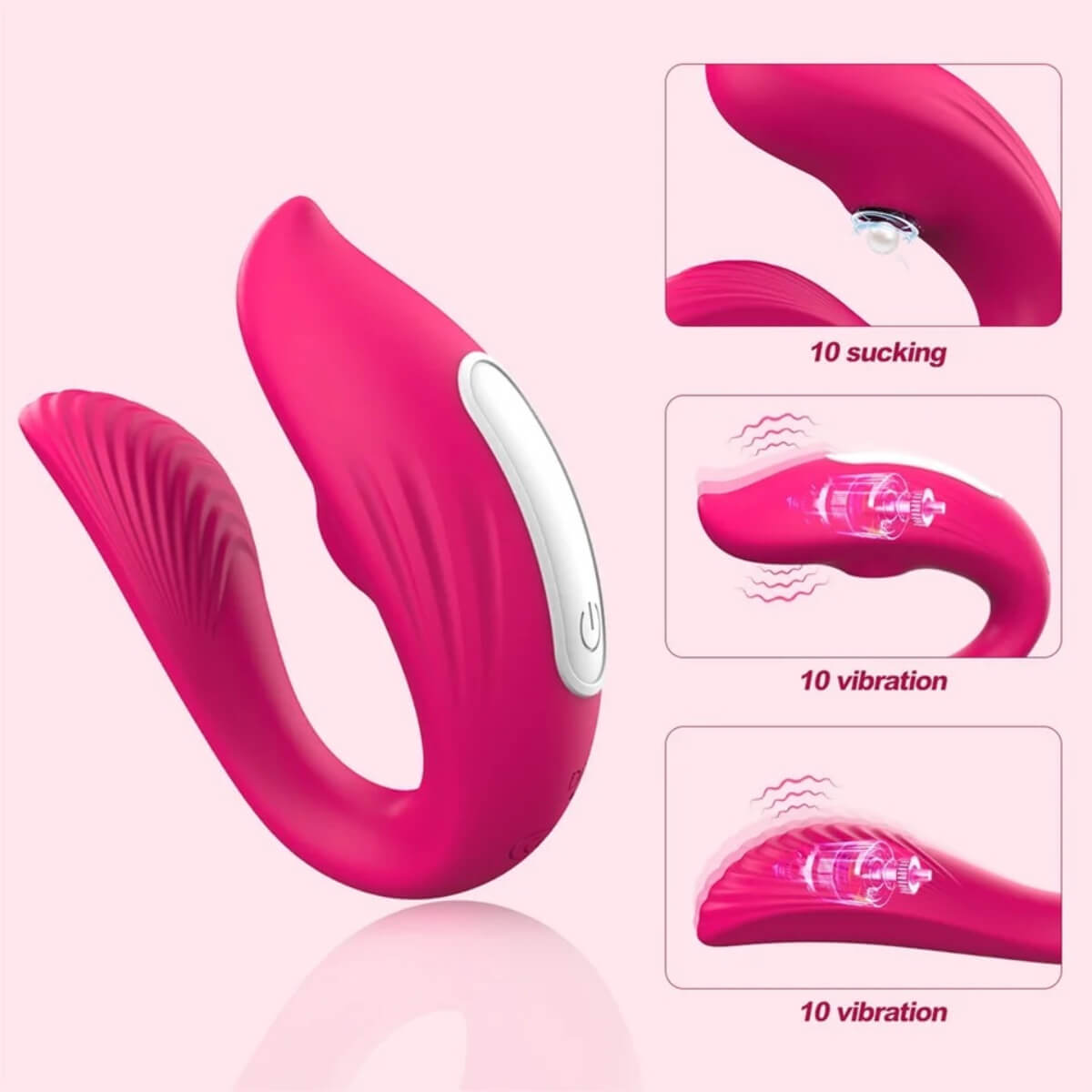Vibrador Casal controlado por APP Ref.6466