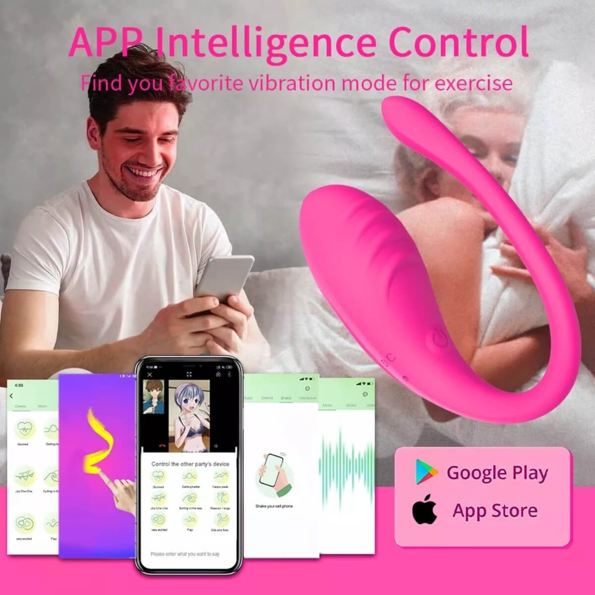 Vibrador Controlado por App Ref.5478