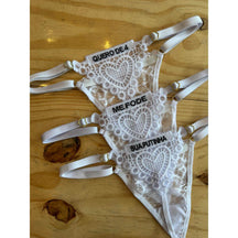 Tanga Erótica Bordada Ref.9421