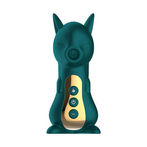 Vibrador em Silicone com Pulsação - Formato Esquilo - Flame Ref.7754