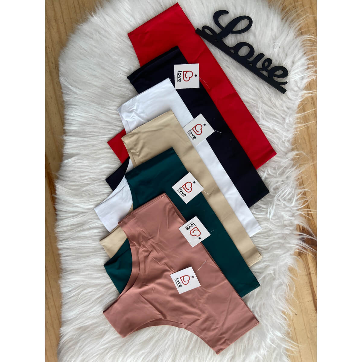 Calcinha Tradicional sem Costura Cós 5cm Ref.7529