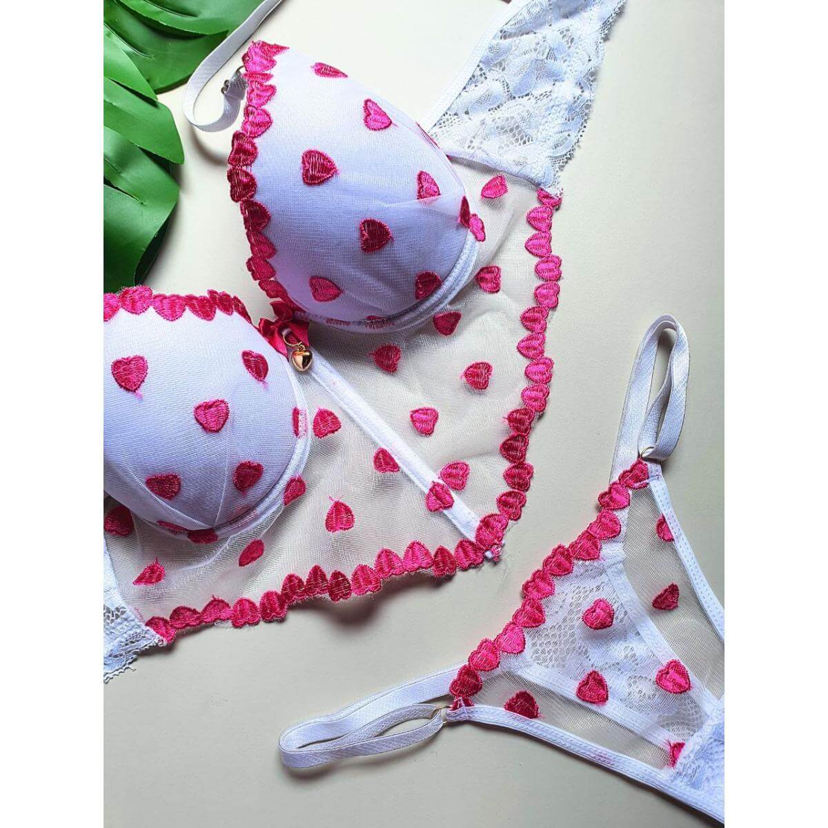 Conjunto Bojo Coração Ref.9747