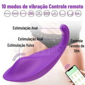 Vibrador de Calcinha por Bluetooth Ref.7824