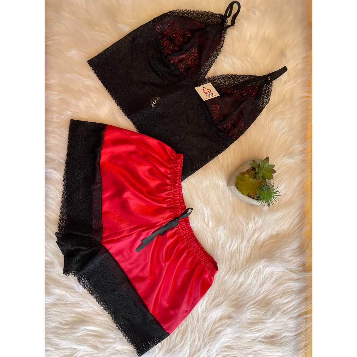 Baby Doll Cetim Ref.8951