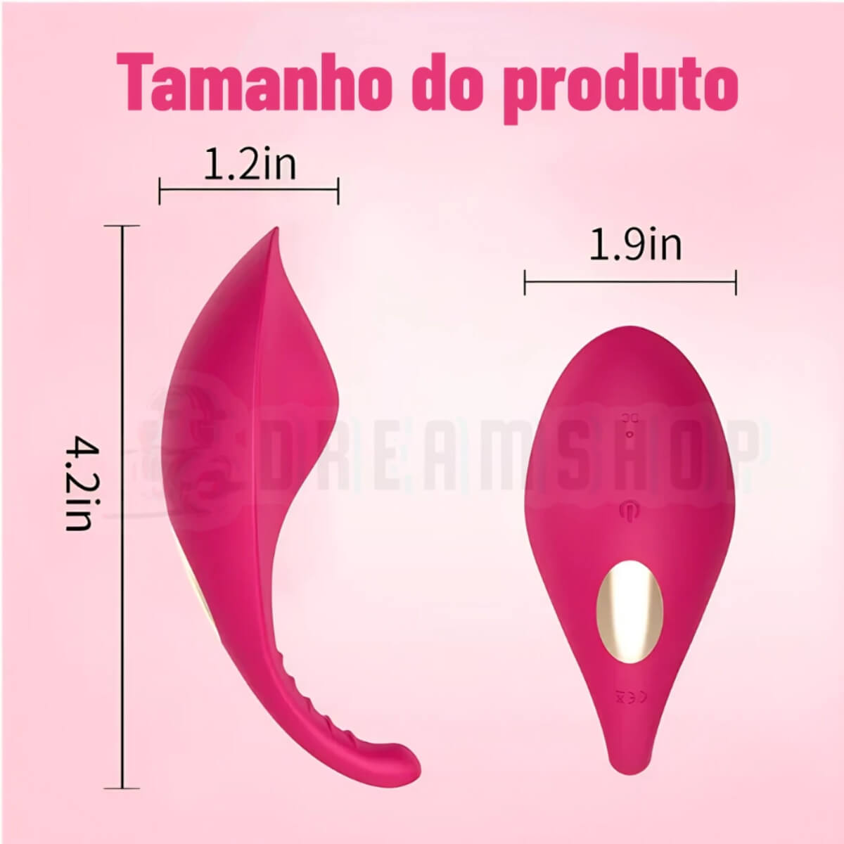 Vibrador de Calcinha por Bluetooth Ref.7824