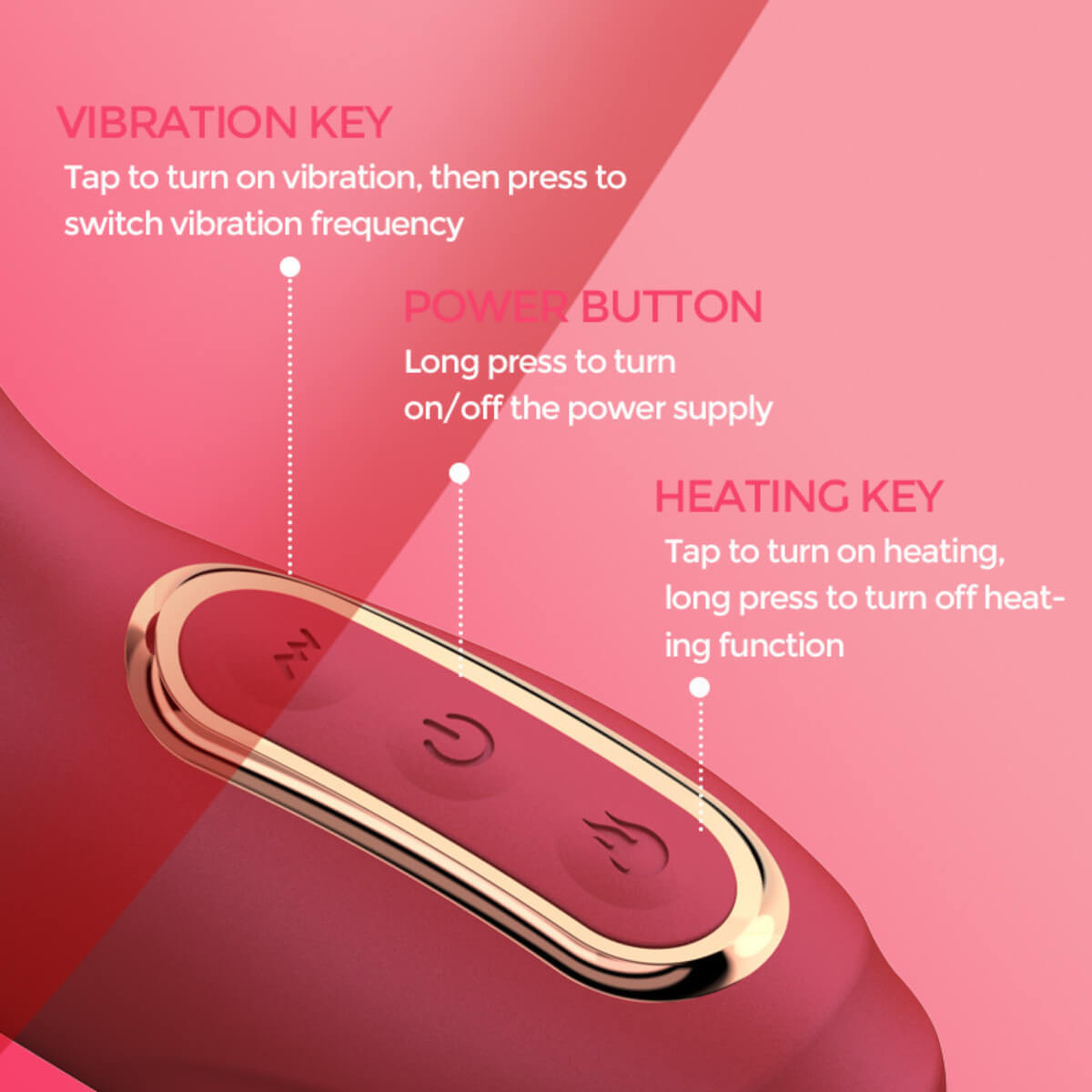 Vibrador com Estimulador de Clitóris Ref.6186