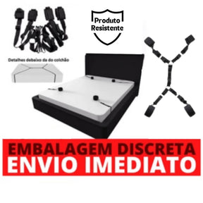 Kit BDSM Prender na Cama Ref.6468