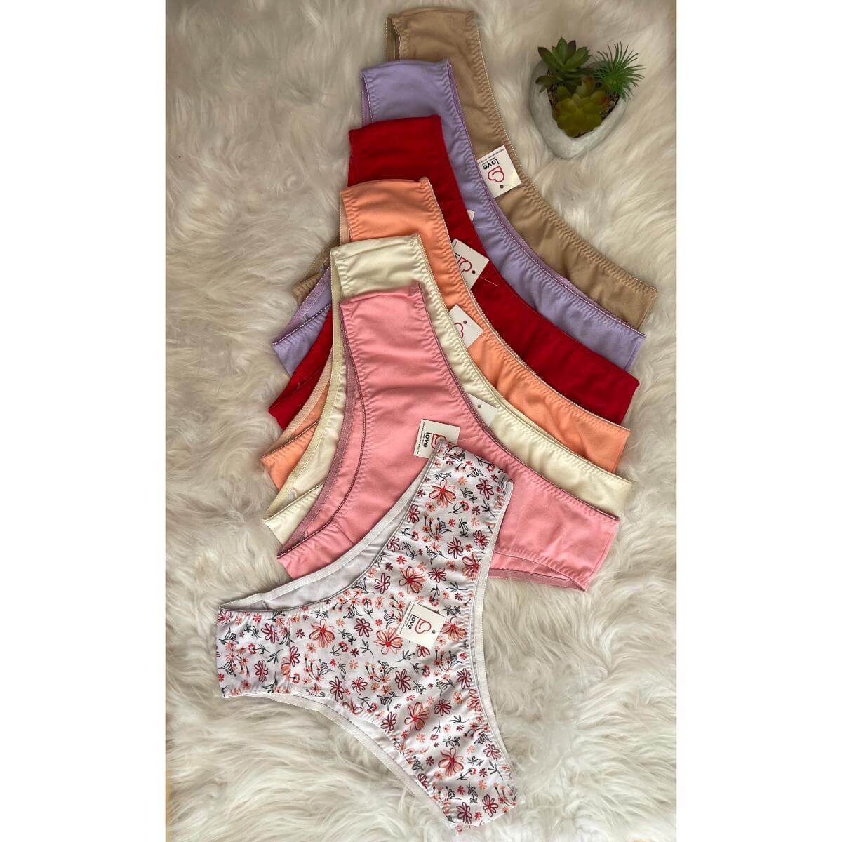 Calcinha Primavera Plus Size Ref.9219