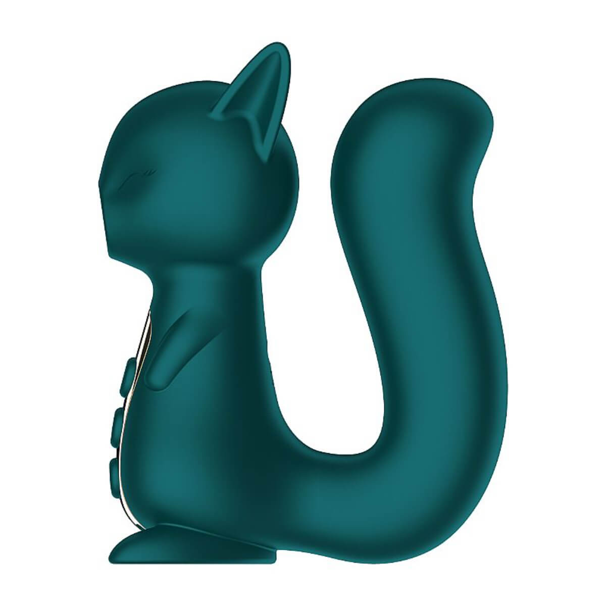 Vibrador em Silicone com Pulsação - Formato Esquilo - Flame Ref.7754