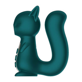 Vibrador em Silicone com Pulsação - Formato Esquilo - Flame Ref.7754