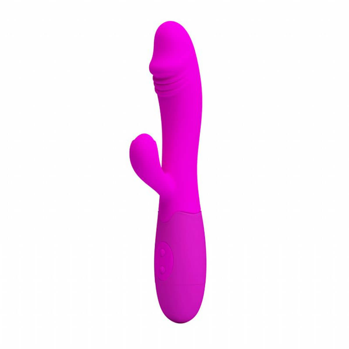 Vibrador Ponto G com Plug Lateral - Recarregável - Snappy Ref.2691